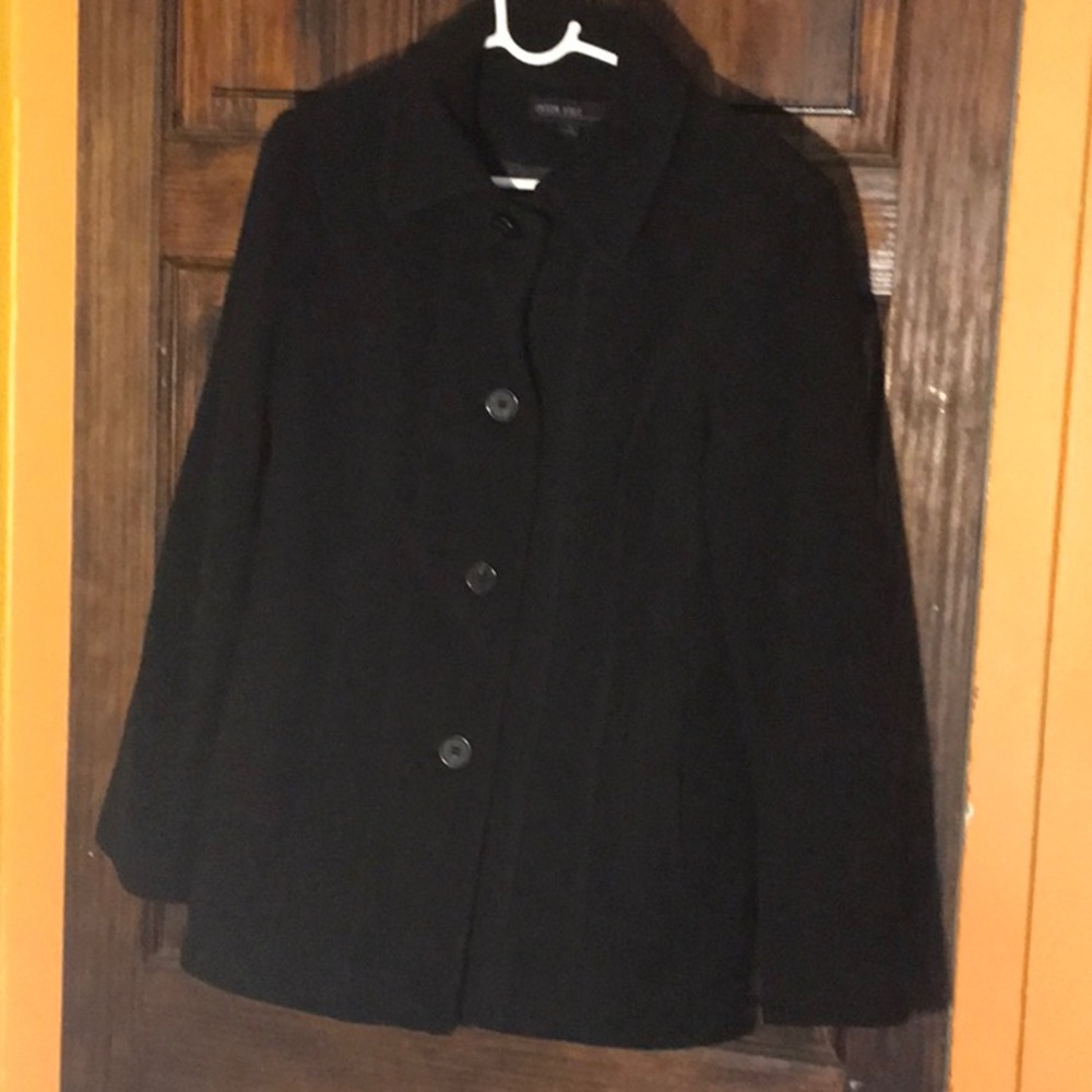 Black pea coat